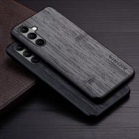 【HOT】 Case for Samsung Galaxy A54 5G funda bamboo wood pattern Leather phone cover Luxury coque for samsung galaxy a54 case capa
