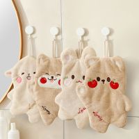 hotx 【cw】 Hand Soft Children Kids Bathing Hanging Thicken Absorbent 핸드타올