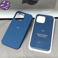 Apple สีฟ้าดาว15เคสซิลิโคนสำหรับ IPhone 15 14 13 12 11 Pro X XS Max 6 7 8 14 15 Plus XR เคสเนื้อสัมผัสเคสใส่โทรศัพท์เนื้อนุ่ม