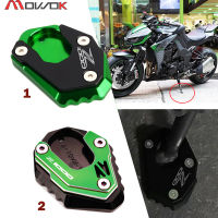 MOWOKรถจักรยานยนต์CNC Alunimunด้านขาตั้งยืนขยายExtension Pad Untuk Kawasaki Z1000 Z 1000 2013-2020 2018 2019 2020