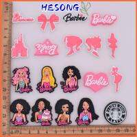 HESONG 20Pcs การ์ตูนอะนิเมะ เครื่องประดับตุ๊กตาบาร์บี้ DIY ตุ๊กตา3D คาวาอิ ตกแต่งเคสโทรศัพท์ ของใหม่ พีวีซีพีวีซี แพทช์พวงกุญแจต่างหูกิ๊บ ของขวัญของเล่นของเล่น