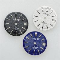 ":{》 Nh34 Watch Dial สำหรับ Nh34การเคลื่อนไหว Eta นาฬิกาข้อมือ Dial Nh35 28.5Mm Dial Nh35 Seik Nh35นาฬิกา Nh35หน้าปัดสีขาว