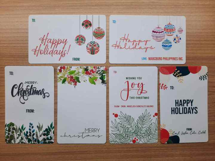 Personalized Holiday SET 3 GIFT CARD 2024 greeting card birthday card