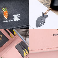 Cute Little Animal Girl Wallet Small Fresh Three-fold Short Wallet Simple Student Wallet Wallet CEP