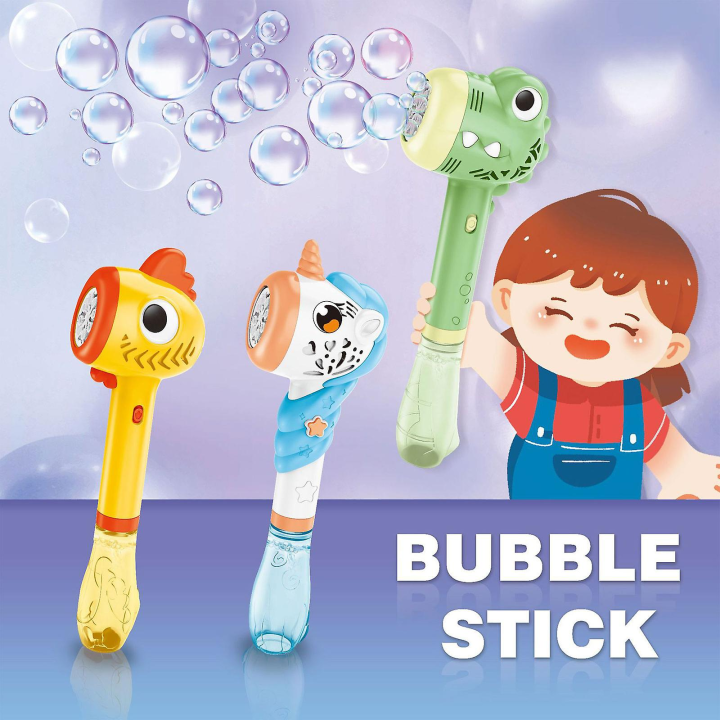 Toy Gun Blows Bubbles, Electric Bubble Gun Toys