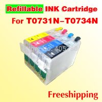 T0731n -T0734n ตลับหมึกรีฟิลเข้ากันได้สำหรับ73n T10 T11 T20 T20e Tx213 Tx100 Tx209 Tx409กับชิปรีเซ็ต