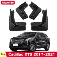 แผ่นบังโคลนสำหรับ Cadillac XT5 2017-2021 2018 2019 2020แผ่นกันกระเซ็นที่ปัดโคลนแผ่นบังโคลนรถอุปกรณ์เสริมรถยนต์บังโคลนด้านหน้าด้านหลัง