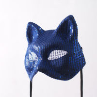 ? Half-Face Fox Cat Nose-Free Fake Mask Halloween Masquerade Adult Props Sexy Mask Female