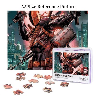 Deathstroke (2) Wooden Jigsaw Puzzle 500 Pieces Educational Toy Painting Art Decor Decompression toys 500pcs