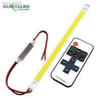 Strip LED Light 12V 10W Lamp with Controller for House Decor Car Lighting Dimmable COB LED Bulb 20CM Bar Lights White Red Blue