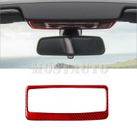 dfthrghd For BMW Z4 E89 Red Carbon Fiber Interior Car Roof Front Reading Light Panel Trim Cover 2009-2016 1pcs