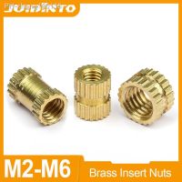 ♞ JUIDINTO 10-50pcs Brass Insert Nut M2 M2.5 M3 M4 M5 M6 Copper Knurled Threaded Insert Nut for 3D Print