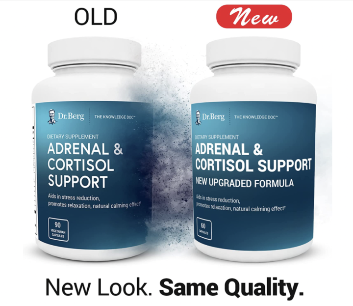 Dr Bergs Adrenal And Cortisol Support New Formula 60 Capsules Lazada Ph 9234