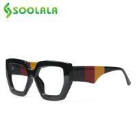 SOOLALA Square Oversized Reading Glasses Women Men Unique Wide Arms Eyeglasses Presbyopia Reader Reading Glasses +0.5 0.75 1.0 1.25 1.5 1.75 2.0 to 4.0