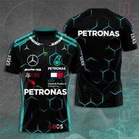 2023 new arrive- xzx180305   2023 New Summer Mens T-shirt Mercedes AMG Petronas F1 Racing 3D Formula 1 Racing Fashion Tshirt