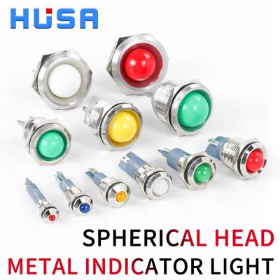 【YF】♈♛  1PCS Metal Warning Indicator Lamp 3-6 12-24 220V 6/8/10/12/16/19/22mm IP65