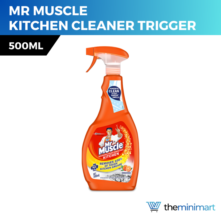 Mr Muscle Kitchen Cleaner and Tough Grease & Grime Lemon Trigger 500ml