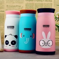 ☁∋☜ Vacuum flask large capacity water cup tea cup male and female students Korean cute children pot不锈钢真空保温杯大容量水杯茶杯子男女学生韩版可爱儿童壶