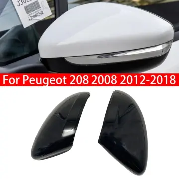 Wing Mirror Cover Cap 2pcs For Peugeot 2008 208 2013 2014 2015 2016 2017  Silver ABS Chrome Car Plated Side Rearview Mirror Cover Trim Rearview Mirror  Cover : : Automotive