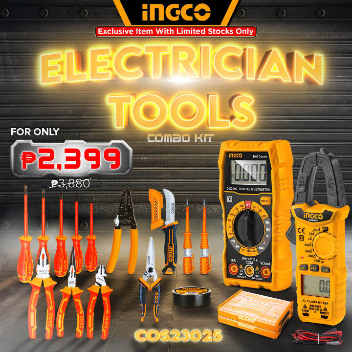[BEST SELLER] INGCO Digital Multimeter Tester Electrical Test Tool