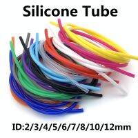 1Meter ID 2 3 4 5 6 7 8 9 10 12 mm Silicone Tubing Flexible Rubber Hose Food Grade Soft Drink Pipe Water Connector Colorful Hose Valves