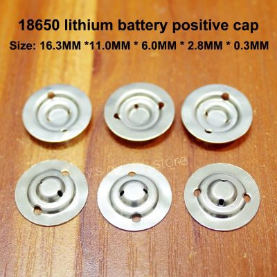 100pcs/lot 18650 Lithium positive large tip cap disassemble accessories flat insulation pad