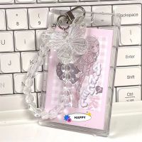 Kawaii Acrylic Transparent 3 inch Kpop Photocard Crystal Butterfly Photo Protector Holder Card Idol Photo Sleeves Stationery