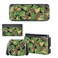 Camo Color Nintendo Switch Skin Sticker สกินสติกเกอร์ NintendoSwitch สำหรับคอนโซล Nintendo Switch และคอนโทรลเลอร์ Joy-Con-hjgytyuuiytt