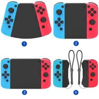 5 in 1 Connector Pack Hand Grip Cover Handle for Nintendo Switch oled Joy-Con Gamepad High-tech Surface Treatment Accessories Controllers