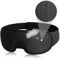 3D for Sleep Eye Lights Blockout Soft Padded Sleeping ed Fabric Cover Shade Blindfold Eyepatch