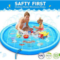 Splash Pad Sprinkler Splash Play Mat Inflatable ฤดูร้อนของเล่นน้ำกลางแจ้ง Sprinkler Pad ของเล่นน้ำสนุกสำหรับเด็กชายหญิง