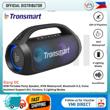 Tronsmart Bang Max 130W Portable Party Speaker. IPX6 Waterproof, Various  Lightning Modes