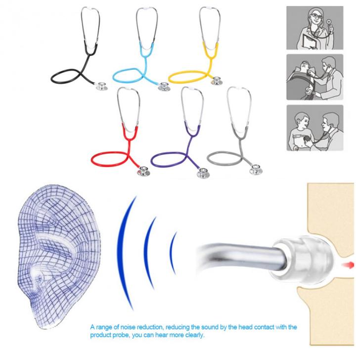 pre-order-คู่หัวเครื่องฟังตรวจของแพทย์-dual-head-estetoscopio-professional-double-head-stetoskop-enfermeria-equipos-medicos