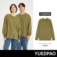 Yuedpao No.1 เสื้อยืดSignature Longsleeve Summer ผ้าหนาทรงสวย ยับยากรีดง่าย รับประกันไม่ย้วย 2 ปี สี Fern