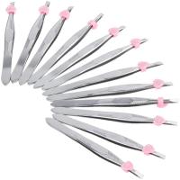 ✢☄❍  12 Pcs/set Eyebrow Hair Pluckers Clip Trimmer Extension Utility Makeup