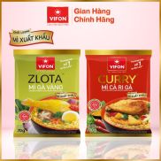 Thùng 24 gói mì xuất khẩu Zlota gà vàng Curry cà ri gà 70gr gói