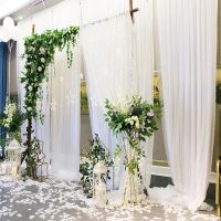 【hot】❄◕◙  5m/10m Sheer Organza Tulle Roll Fabric Draping Wedding Ceremony Decoration Baby Shower Accessories 70