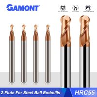 【DT】hot！ GAMONT HRC55 2-Flute Tungsten Carbide Alloy Milling Cutter Machinery Maching End Endmill Tools