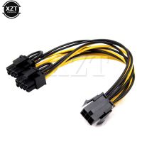 【⊕Good quality⊕】 d7zaa4b คุณภาพสูง1ชิ้น Molex 6-Pin Pci Express เป็น2 X Pcie 8 62 Pin Pci-E ตัวแยกจีพียูวีจีเอฮับสายไฟกราฟิกเมนบอร์ด