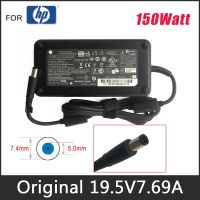 ✿ เครื่องชาร์จแบตเตอรี่แล็ปท็อปดั้งเดิม19.5V 7.69A 150W อะแดปเตอร์ Ac สำหรับ HP 681058-001 TPC-LA52อิจฉา27-P01127-p02127-p051แหล่งไฟ PC AIO