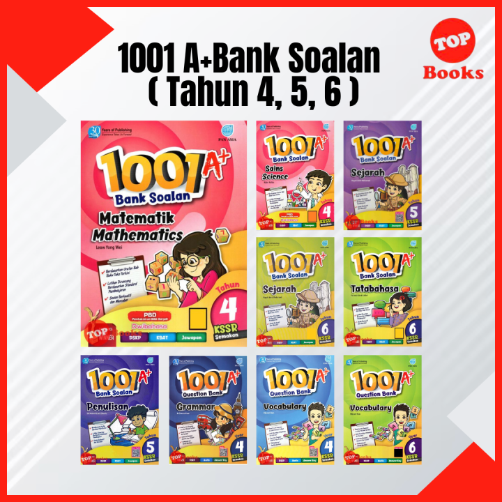 Topbooks Pan Asia Buku Latihan A Bank Soalan Tahun Kssr Semakan Lazada