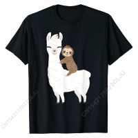 Sloth Riding Llama Funny Gift Shirt Birthday Boy, Girl, Kids T-Shirt T Shirts For Men Custom T Shirt Discount Design Cotton