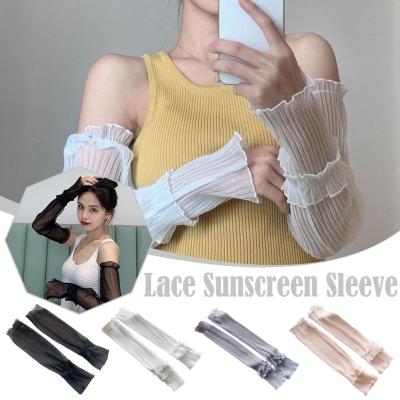 Lightweight Fingerless Gloves Outdoor Arm Covers Comfortable Summer Sleeves Thin Gloves For Ladies Summer Fingerless Gloves Womens Long Gloves