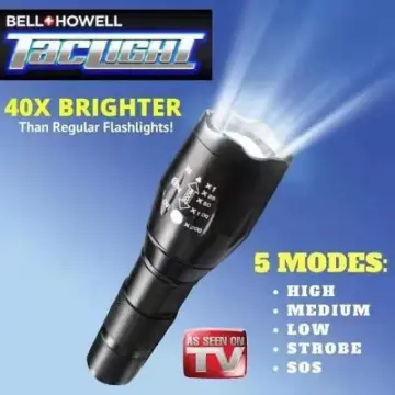Bell + Howell TACLIGHT PRO Lantern+Flashlight in-1 with Zoom, Magnetic Base  As Seen On TV - 40x Brighter 