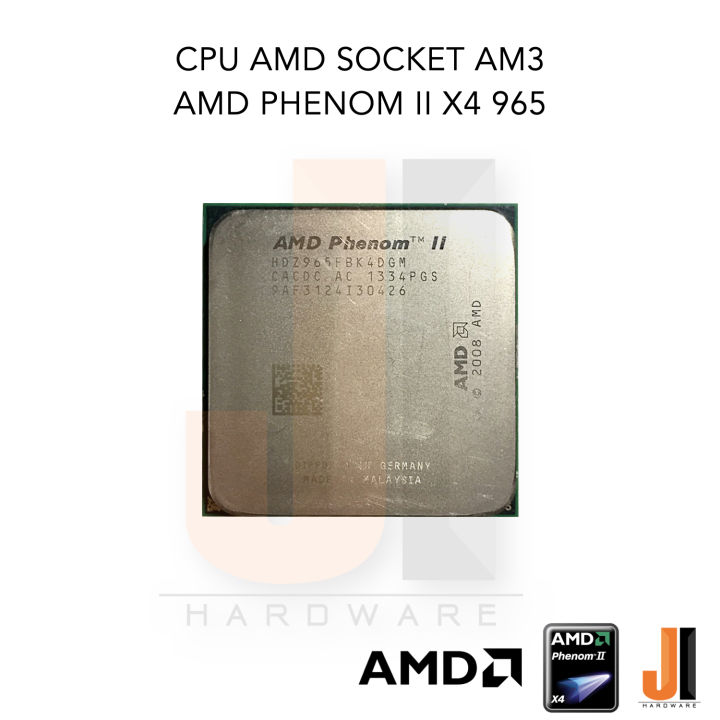 cpu-amd-phenom-ii-x4-965-4-cores-4-threads-3-4-ghz-6-mb-l3-cache-125-watts-tdp-no-fan-socket-am3-สินค้ามือสองสภาพดีมีการรับประกัน