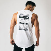 （Ready Stock）? Trendy Brand Vest Mens T-Shirt Sleeveless Undershirt Cotton White Sports Waistcoat Mens Summer Student Basketball Clothes YY