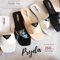 รองเท้าไซส์ใหญ่ 41-45 รองเท้าแตะสวม แต่งอะไหล่ Pryda bigsize plussize