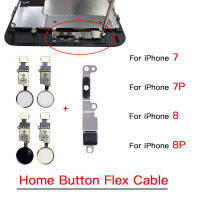 ปุ่ม Home ใหม่ล่าสุด Touch ID Main Key Flex Cable สำหรับ iPhone 7 7P 8Plus พร้อมตัวยึดตัวยึด Back Function Solution Replacement-DFGN STORE