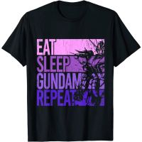 HOT ITEM!!Family Tee Couple Tee Adult Clothes Eat Sleep Gundam Repeat Funny T Shirt T-Shirt
