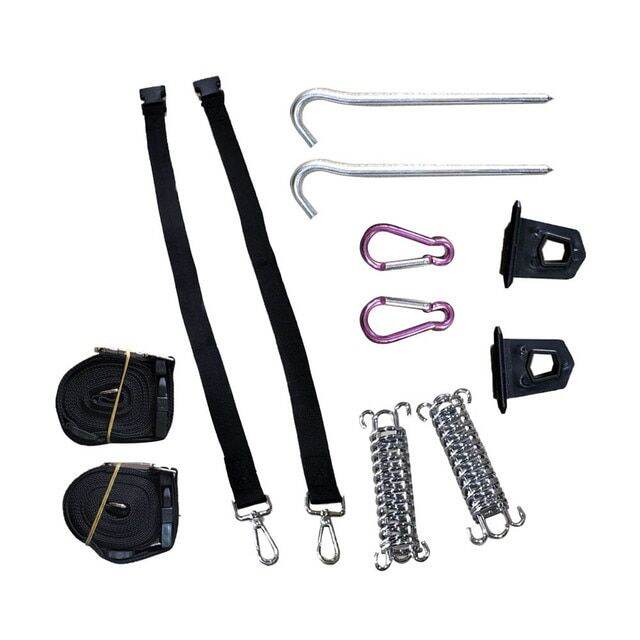 Untuk Fiamma Awning Kit Tie Down F65 hitam F45 F35 Tipe luar ruangan